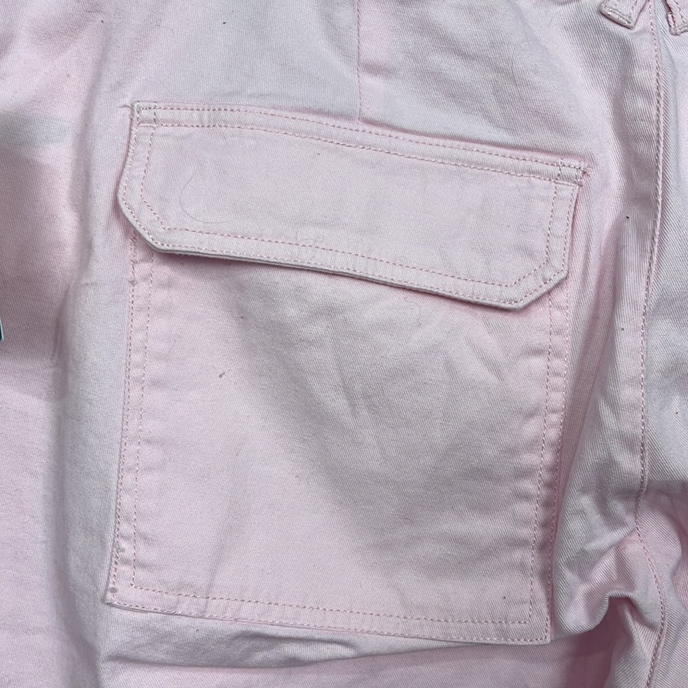 Universal Threads Womens Cargo Pants 16 Pink Wide Leg Cargo Pockets Classic NWT - Picture 9 of 15
